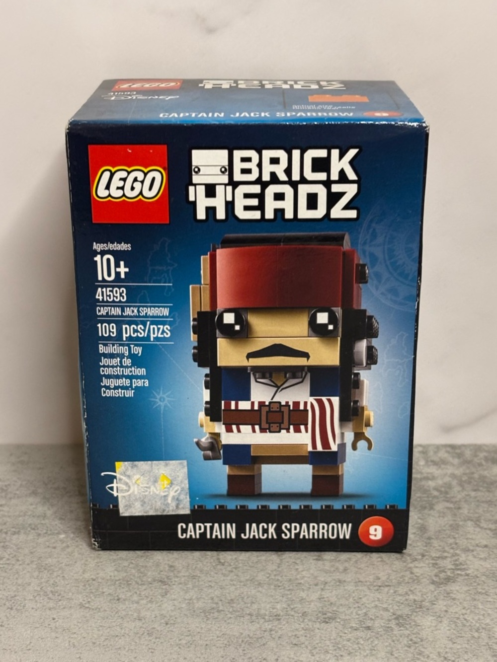 Lego BrickHeadz Disney Captain Jack Sparrow Set (#41593)